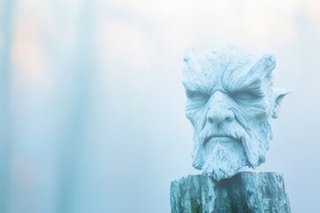 Obraz premium dreamy goblincore portrait captures whimsical expression