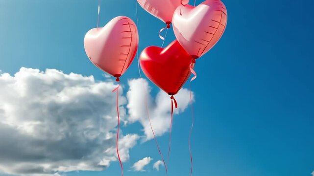 heart shaped balloons