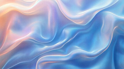 Obraz premium A soft, dreamy backdrop featuring flowing, abstract wavy fabrics in pastel shades, perfect for Mother's Day, baby birthdays, or romantic occasions.