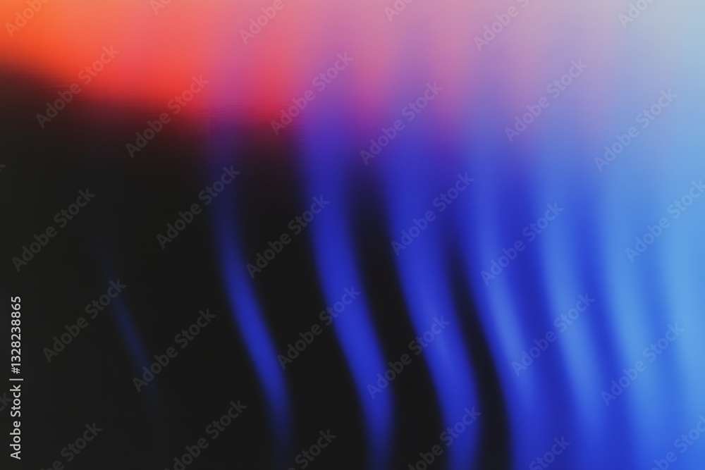 Poster abstract image of swirling colors with varying light patterns