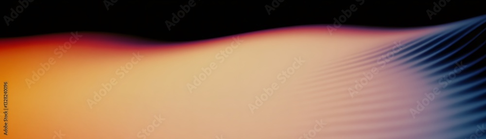 Poster an abstract depiction of blurred colors and linear elements