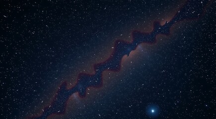Naklejka premium beautiful starry night sky background