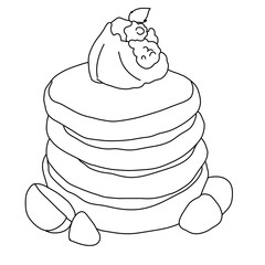 vector illustration of a cake