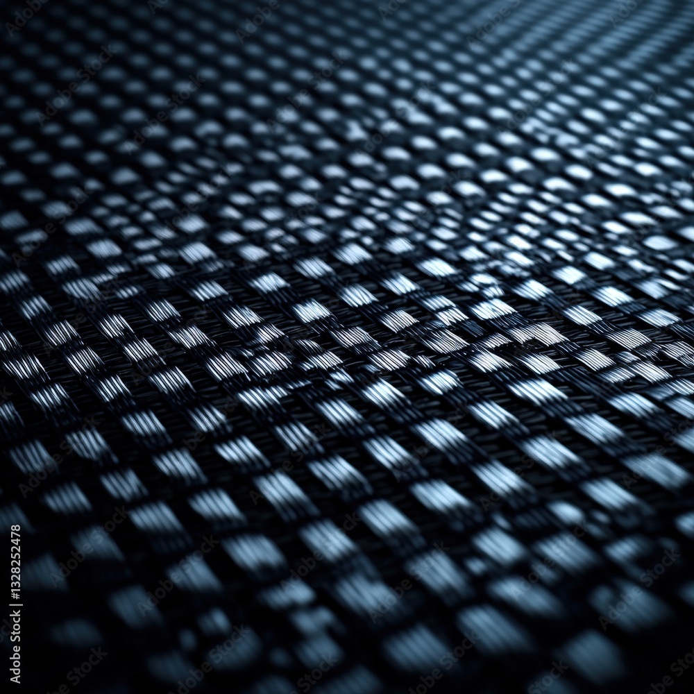 Poster an intricate black and white pattern creating a striking visual element for backgrounds or textiles