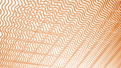 Orange stripes wave pattern background for fabric style