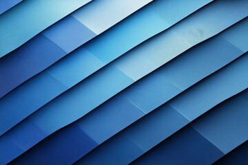 Obraz premium Abstract blue background with diagonal lines and gradient stripes of light and dark blue tones. Modern, dynamic, and high-resolution design.