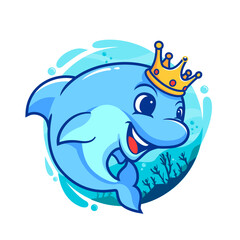 The Cute King of Ocean Dolphins