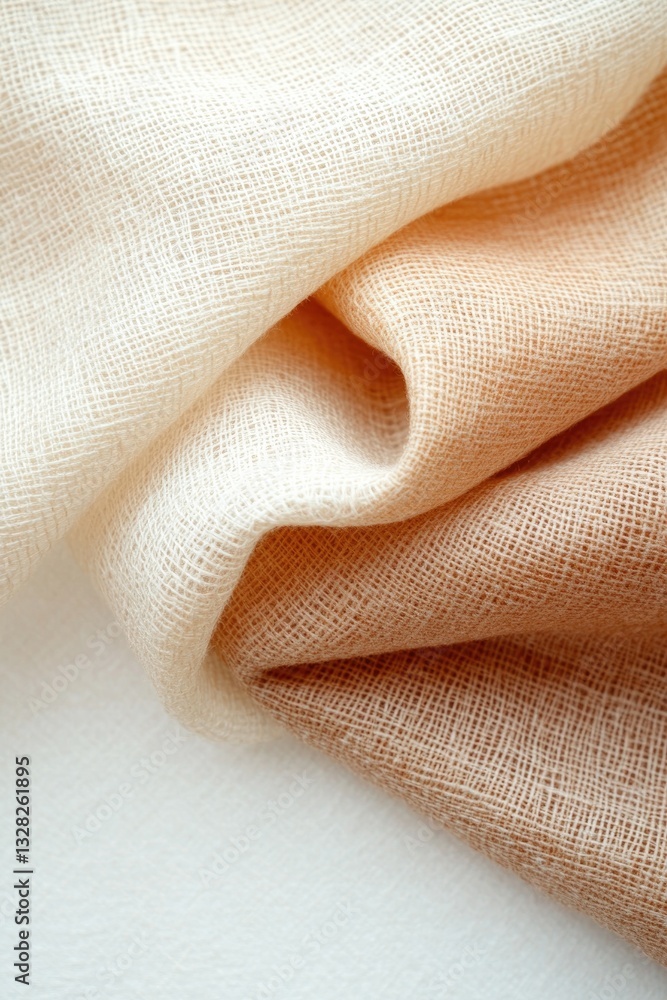 Poster close-up of textured fabric pattern showcasing intricate details focusing on threads and weaves