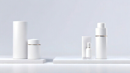 white plastic bottle