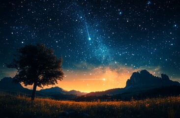 Fototapeta premium Stargazing Romance