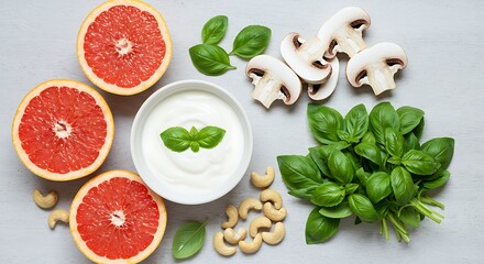 Discover the vibrant world of dairy-free alternatives with this captivating splash effect shot of different plant-based milks colliding, creatively showcasing the diversity of dairy alternatives