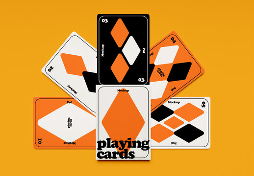 Playing Cards Mockup
