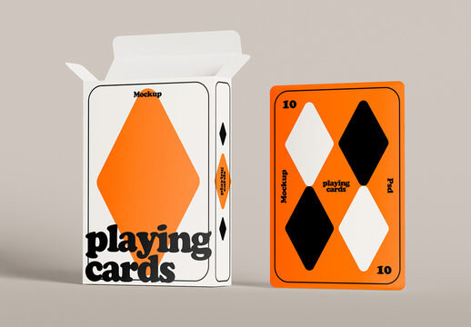 Playing Cards Mockup
