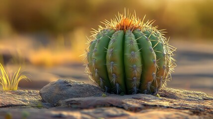 cactus, focusing on its water storage capabilities, spines, and unique survival adaptations in arid environments