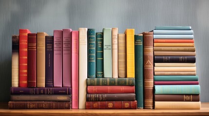 Naklejka premium reading standing book