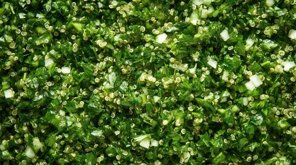 Obraz premium whole grain tabbouleh with quinoa, parsley, and lemon dressing for a nutritious dish