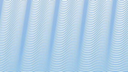 Aero Blue wave line stripes pattern background for fabric style