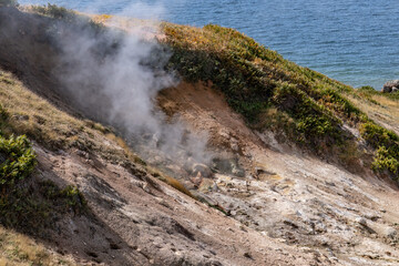 Steamboat Point, Yellowstone National Park, Wyoming. Yellowstone Lake
