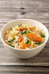 鮭の炊き込みご飯