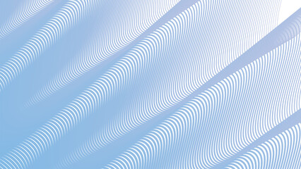 Aero Blue wave line stripes pattern background for fabric style