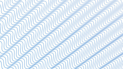 Aero Blue wave line stripes pattern background for fabric style