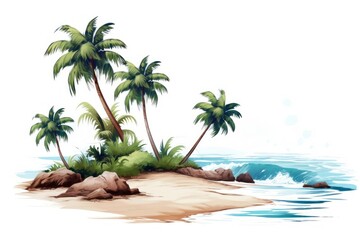 Fototapeta premium Nature beach outdoors plant.