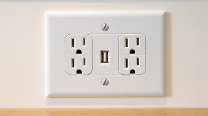 charging usb wall outlet
