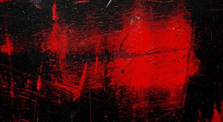 Abstract Red and Black Grunge Texture