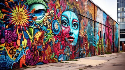 Fototapeta premium streeturban outdoor wall