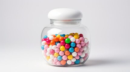 sleek white jar