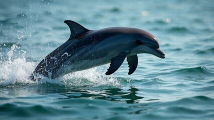 Fototapeta premium dolphin in the sea