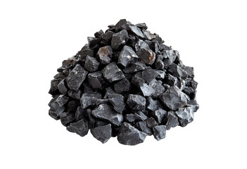 Fototapeta premium Pile of black coal pieces