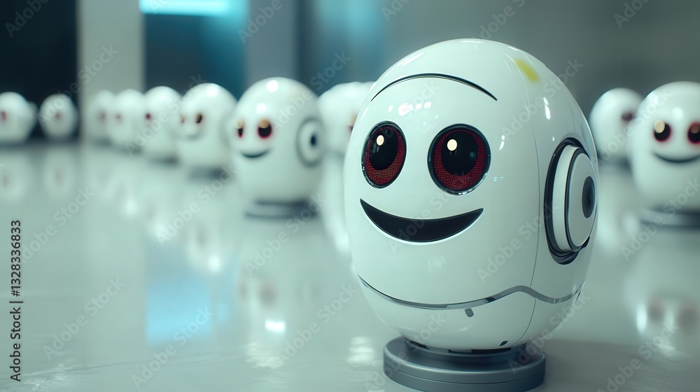 Poster ai-driven emotion-based rating system where customers express satisfaction through facial recognitio