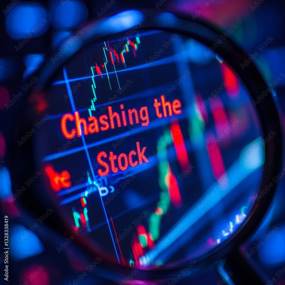 Poster magnifying the market: analyzing stock trends with a focus on volatility and investment strategies f