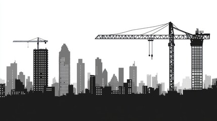 City Skyline Under Construction (2)