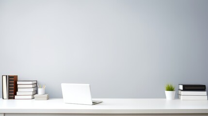 books white desk photo