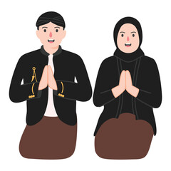 couple Central Java Traditional Cloth