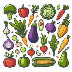 collection of vegetables