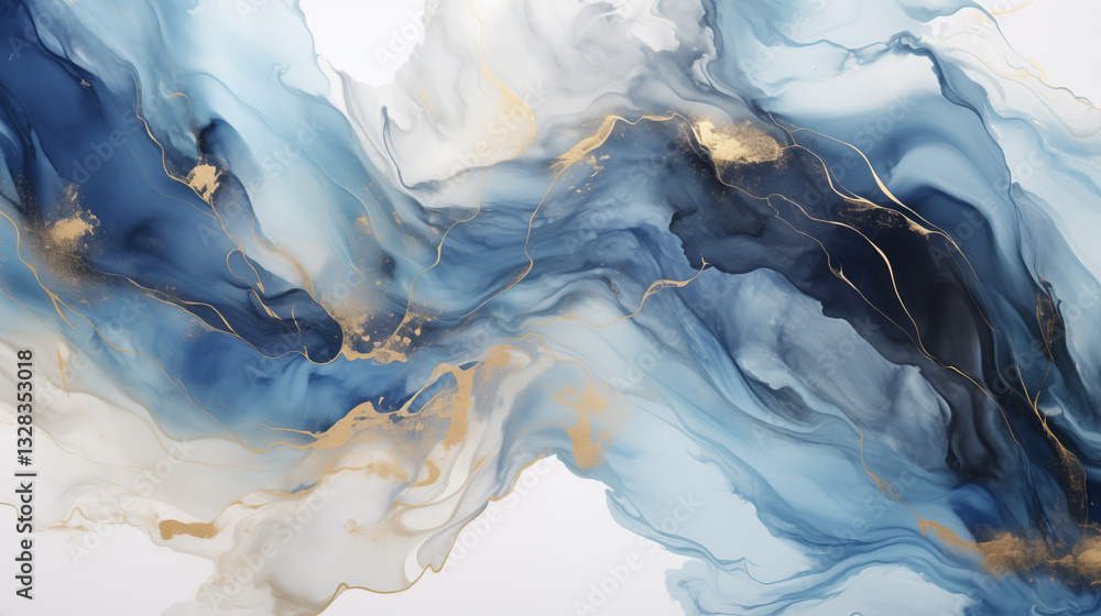 Aufkleber marble effect background. fluid art texture. backdrop with abstract mixing paint effect. mixed paint