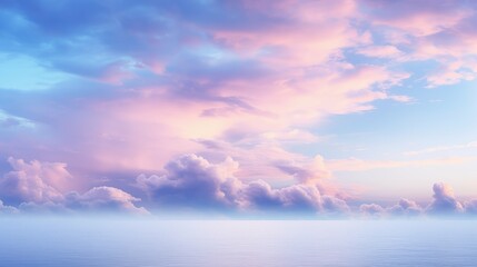 Obraz premium serene soft blue sky