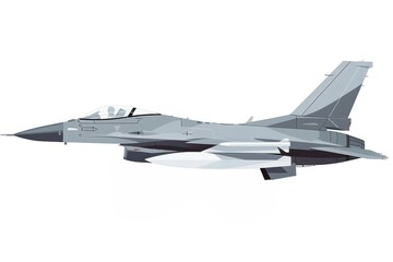 Modern fighter jet aircraft illustration