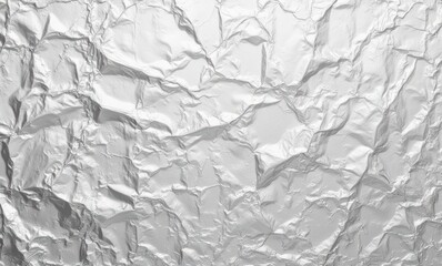 Crumpled aluminum foil texture
