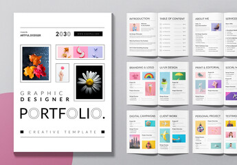 Creative Portfolio Template Layout