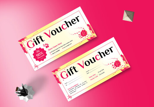 Discount Gift Voucher Layout
