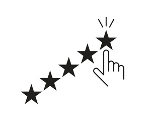 Customer reviews, rating, user feedback concept