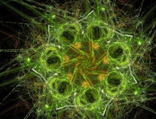 Imaginatory fractal abstract background Image