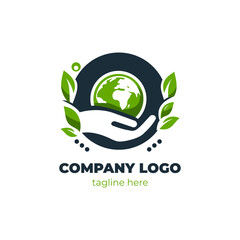 Eco badge logo design for product certifications green business seals and sustainable product labeling