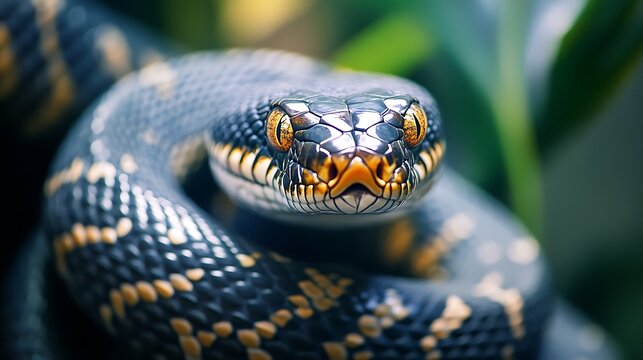 close up of a snake
