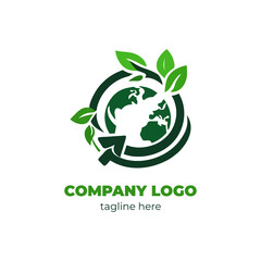 Organic farming logo for local food cooperatives sustainable agriculture projects and farm-to-table businesses