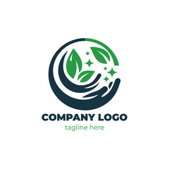 Wildlife conservation logo featuring animal silhouettes for biodiversity preservation and habitat protection organizations